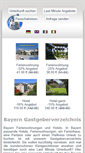 Mobile Screenshot of bayern-gastgeber.de